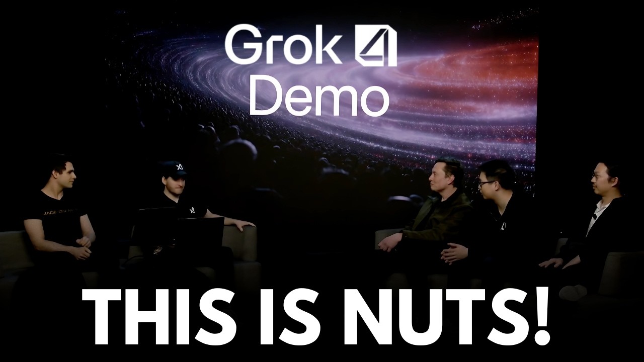 xAl’s Mind Blowing Grok 4 Demo w/ Elon Musk (FULL REPLAY)