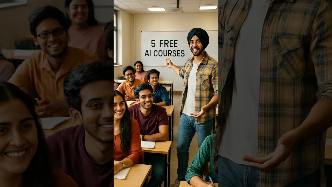 5 FREE Ai Courses 🤩✅ Learn Ai for beginners ✅ #ai #aicourses #learnai