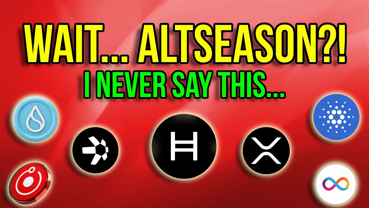 I Never Say This… But Altseason Might Be Starting