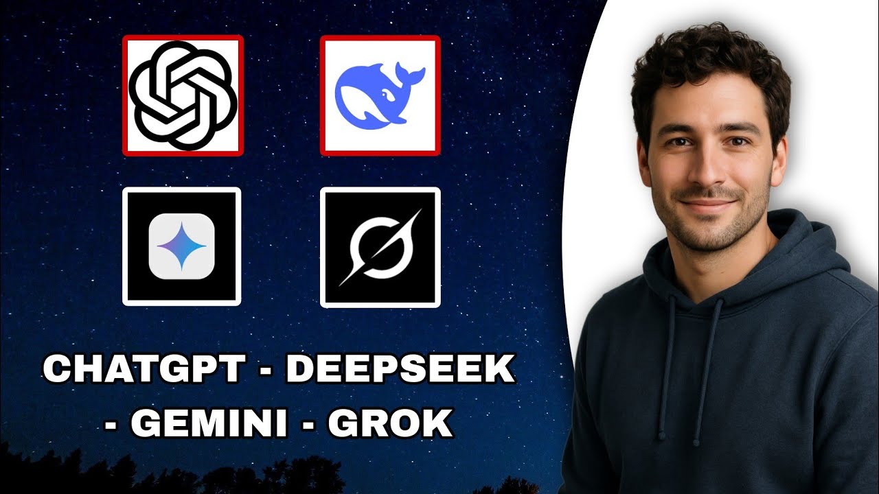 ChatGPT vs DeepSeek vs Gemini vs Grok – Best AI in 2025 Complete Comparison