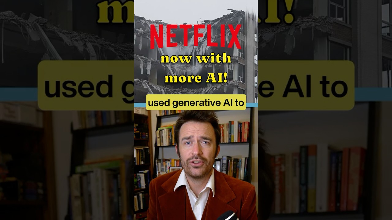 Netflix admits to using generative AI on new show #shorts