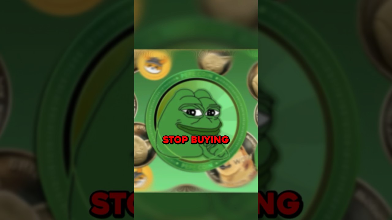 STOP BUYING MEME COINS…