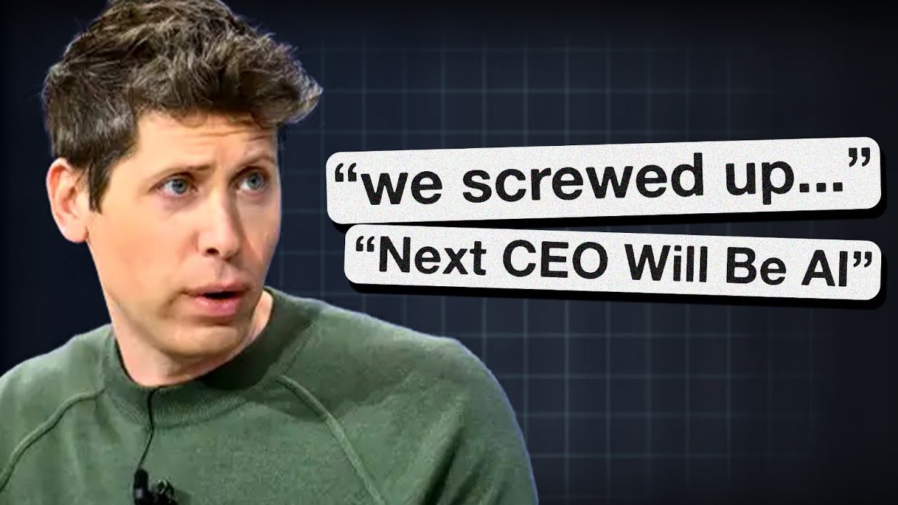 Sam Altman SHOCKS Again: “Next OpenAI CEO Could Be AI”