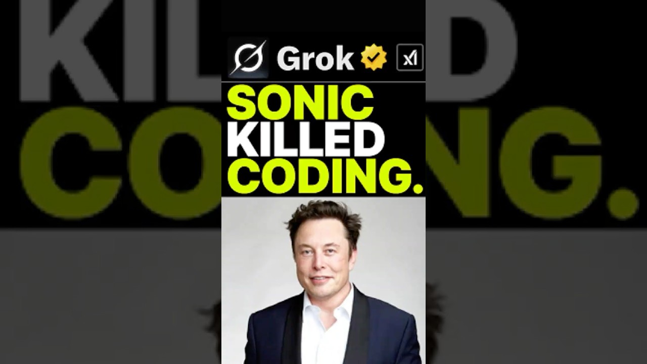 Sonic: NEW Grok 4 Coder is INSANE!