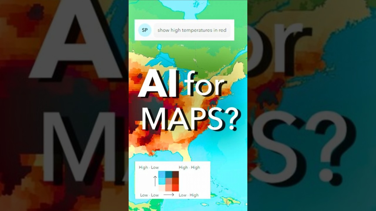 Generative AI for Mapping Software #esri #arcgismap  #geographicinformationsystem