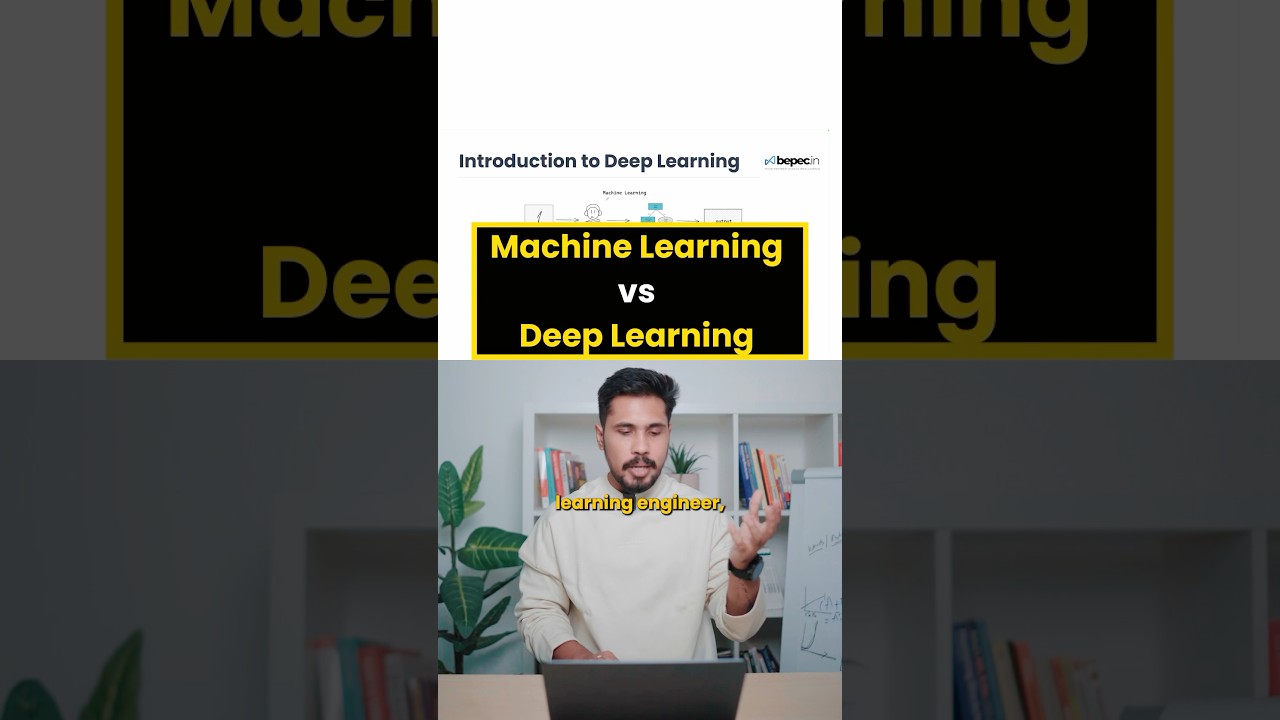🧠 Machine Learning vs Deep learning??