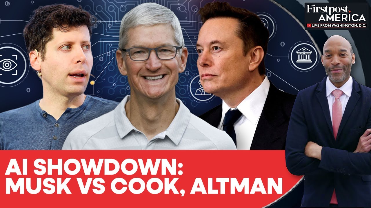 Musk’s xAI, X Corp Sue Tim Cook’s Apple, Altman’s OpenAI Over AI Competition | Firstpost America