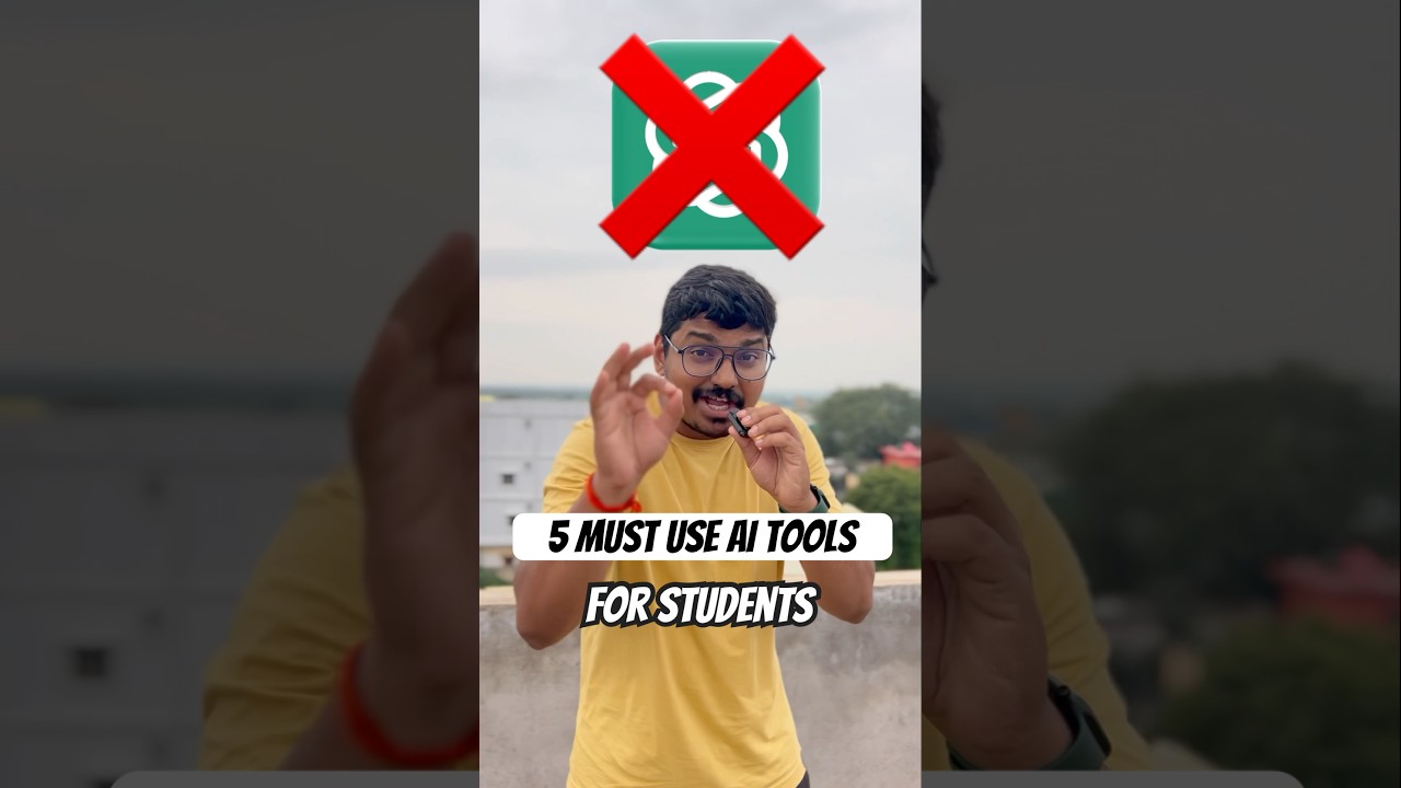 5 Must Use AI Tools for Students 🔥🤯 | Productivity Tools | Engineering | Degree
