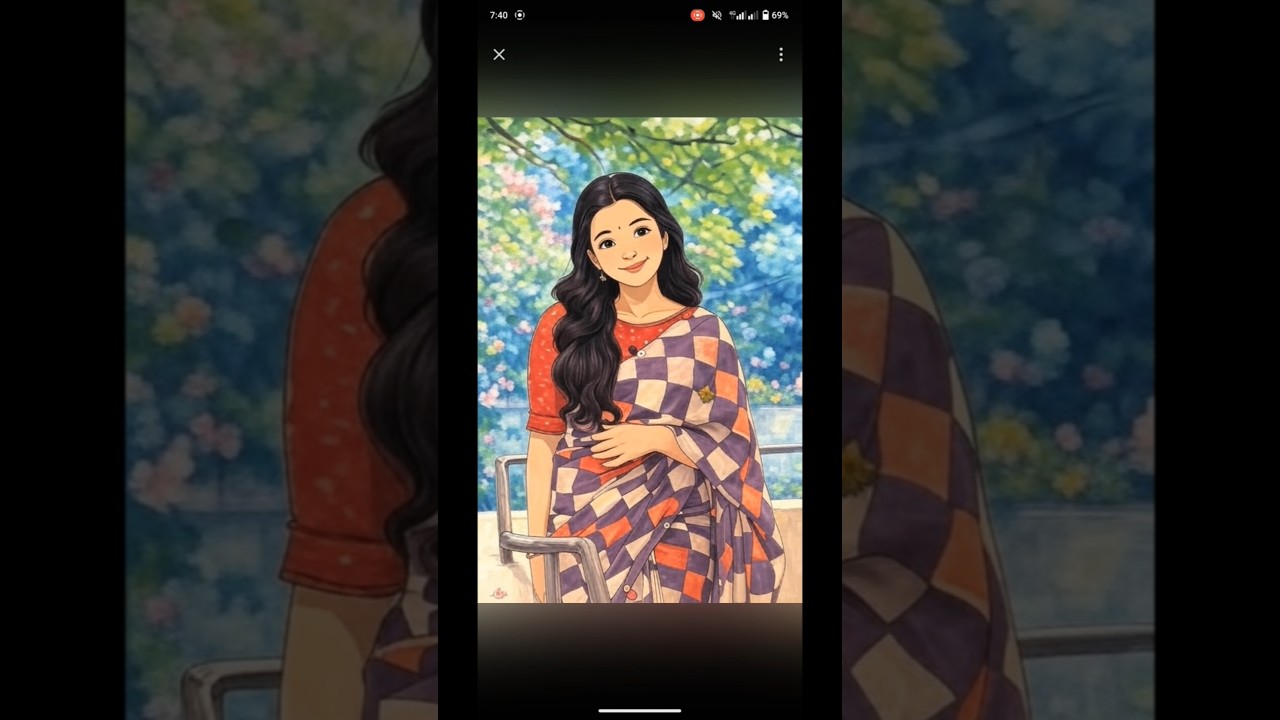 Ghibli image create with Grok Beta app. #ghibli #grok3 #shortvideo