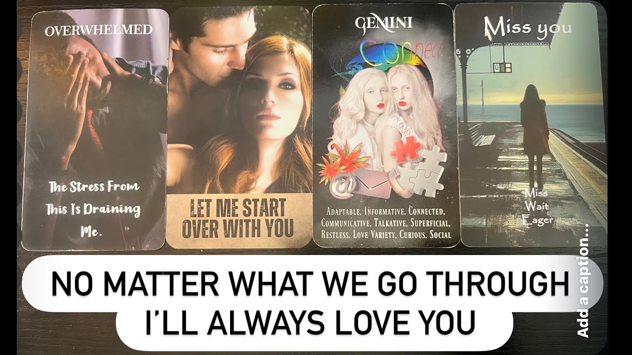 Gemini♊️THRU ALL THE CONFLICT THEY FEEL THEY’RE BETTER OFF WITH U THAN WITHOUT THEY REALLY DO LOVE U