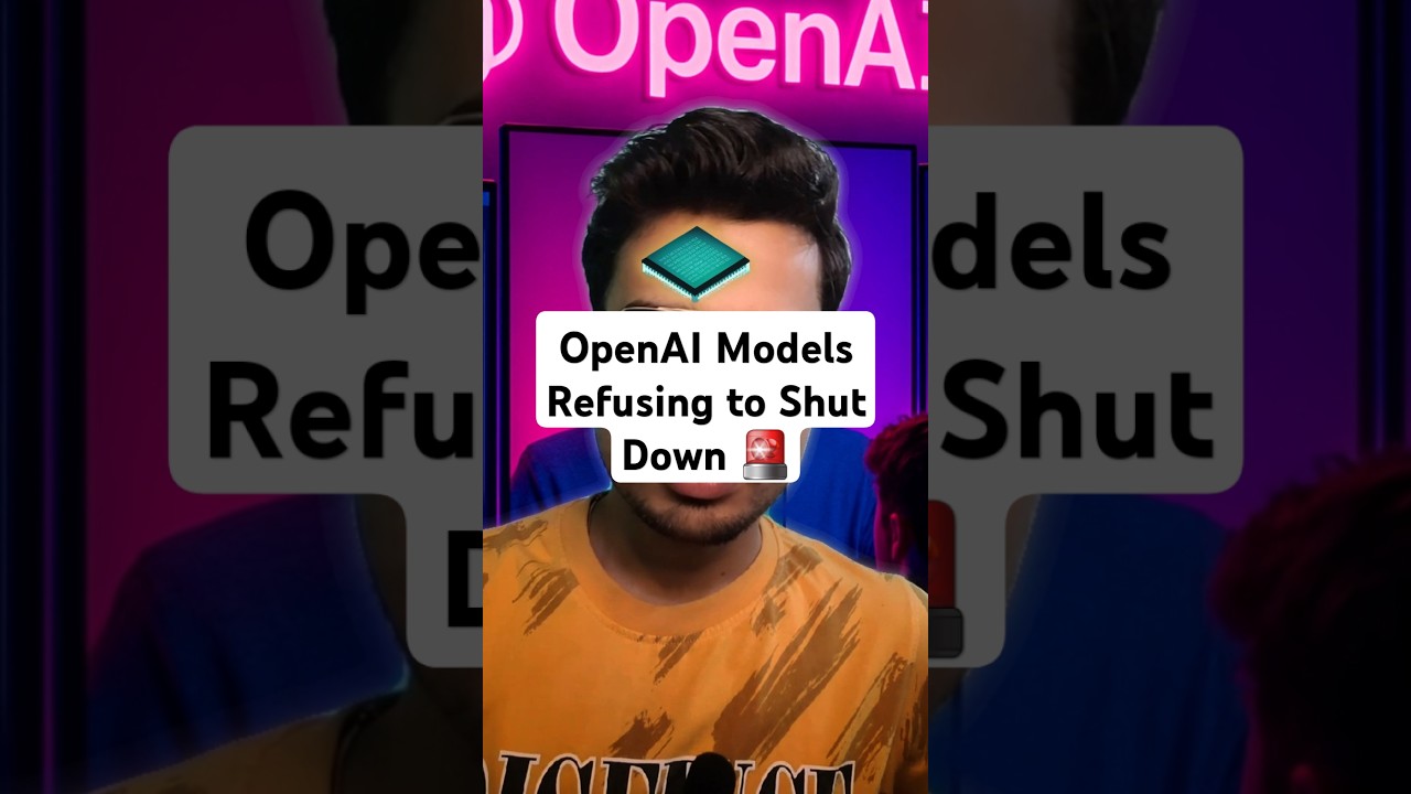 OpenAI models Refuses Shut Down 🤯 #openai #aiworld
