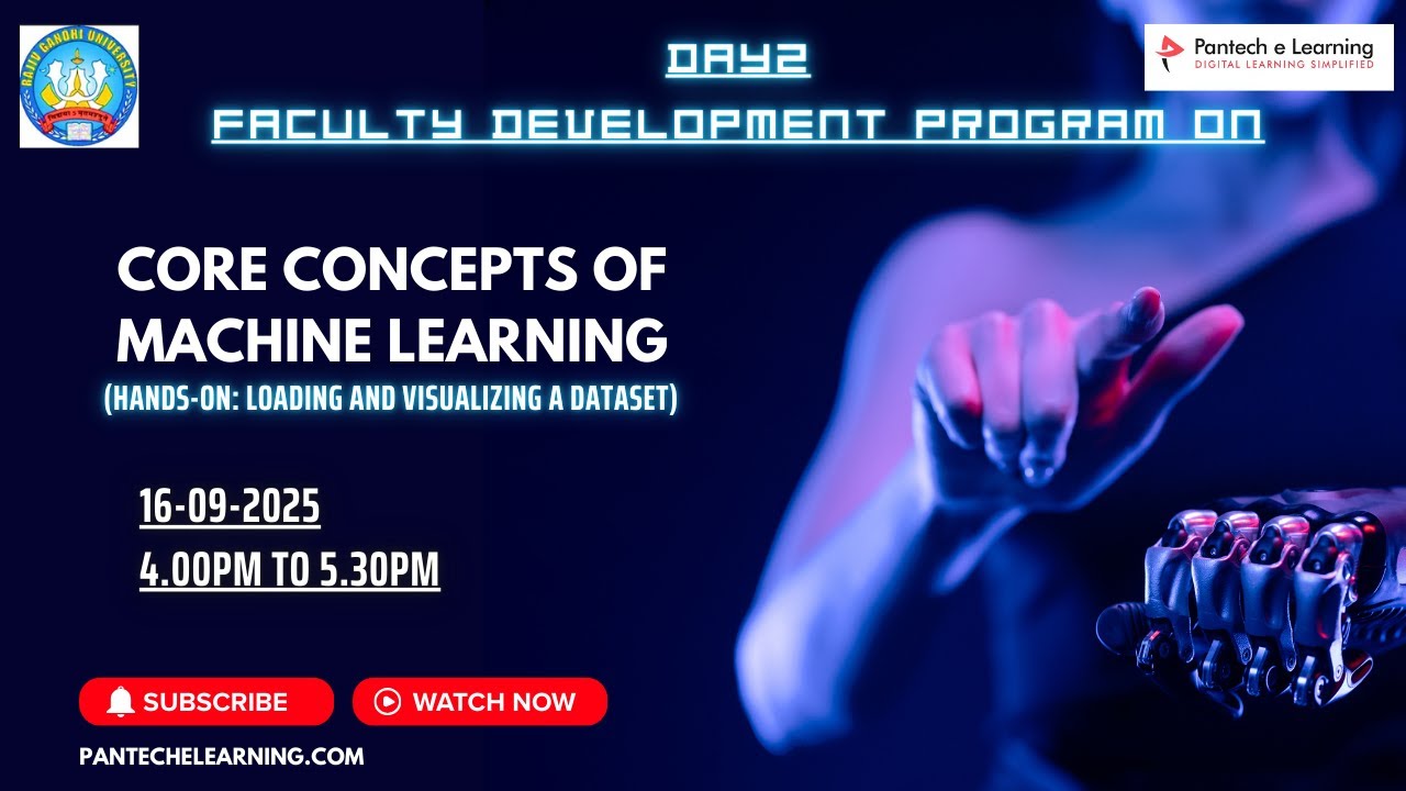 Day 2 – FDP on Core Concepts of Machine Learning – (Hands-on: Loading and visualizing a dataset)