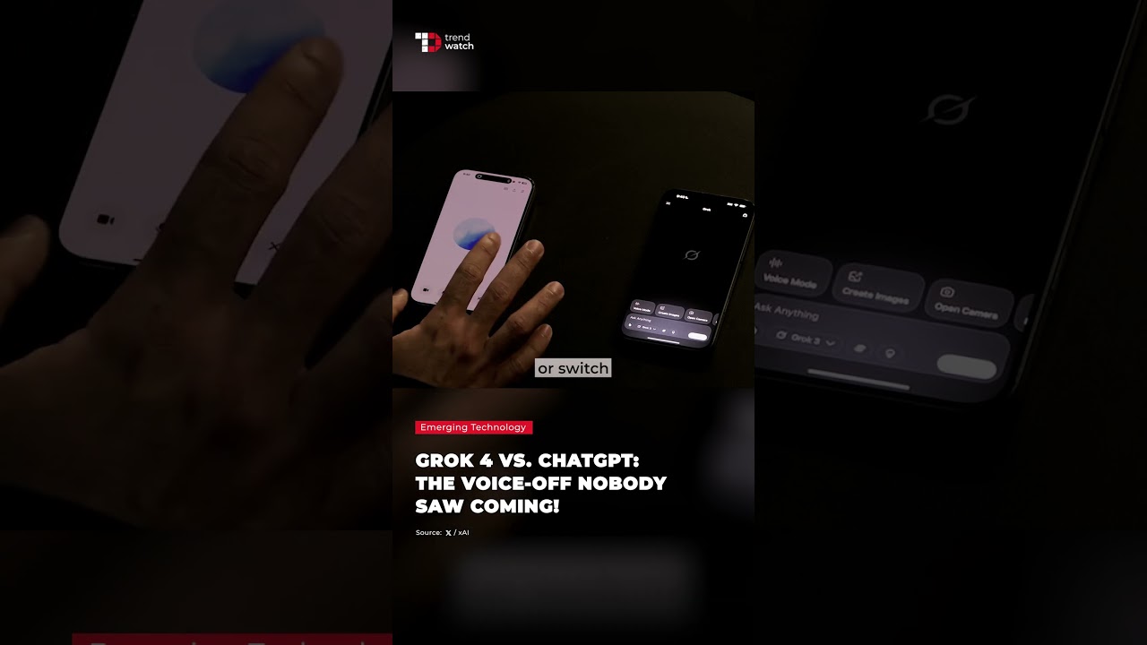 GROK 4 VS. CHATGPT: THE VOICE-OFF NOBODY SAW COMING!