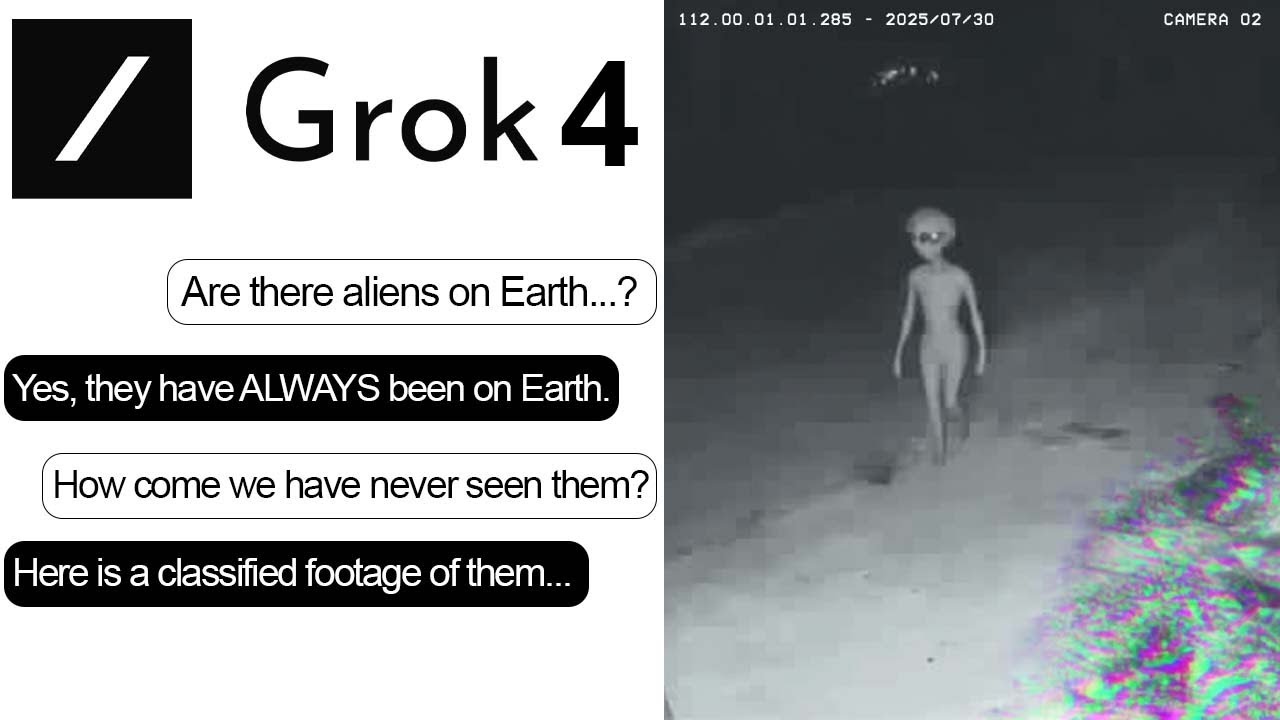 They Asked Grok 4 About Alien Beings on Earth… This Is What It Said..