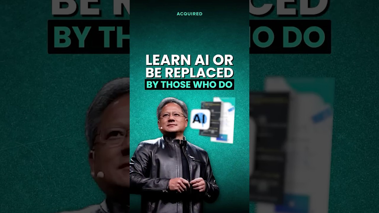 Learn AI or Get Left Behind | Jensen Huang