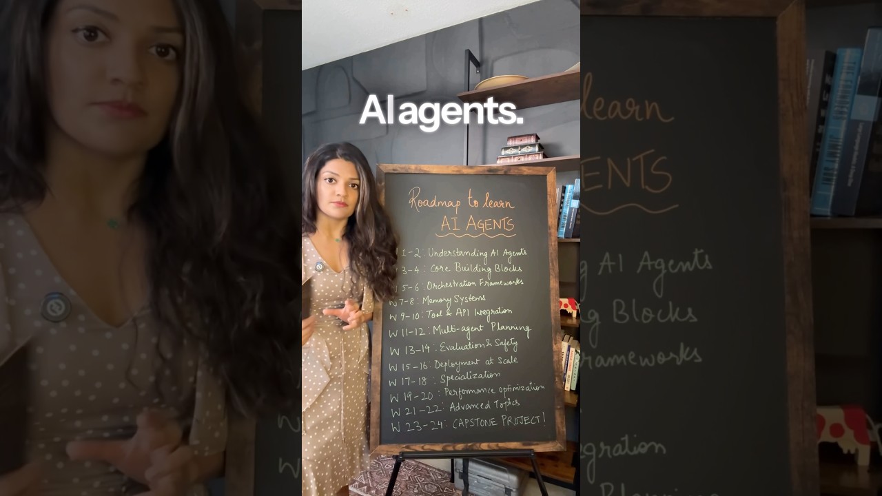 6 Month Roadmap to learn AI Agents (bit.ly/ai-agents-roadpmap) #aiwithaish