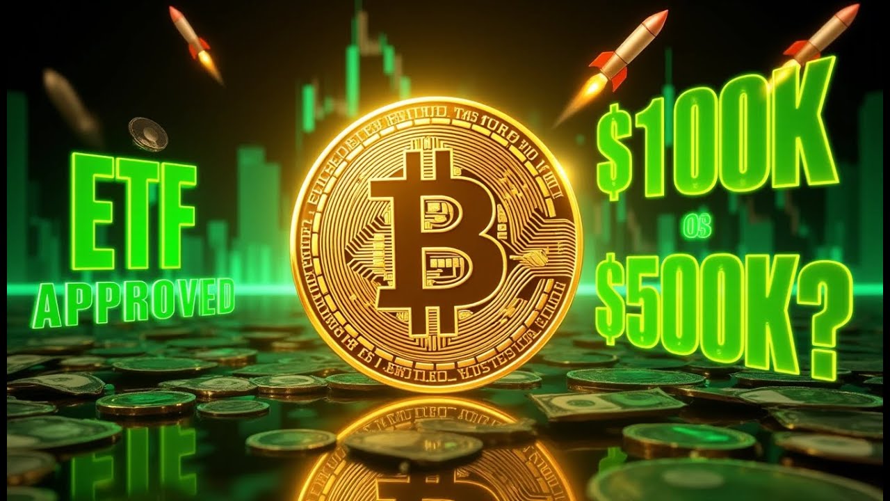 Bitcoin ETF Explosion 🚀 Will BTC Hit $100K, $250K or $500K by 2026?