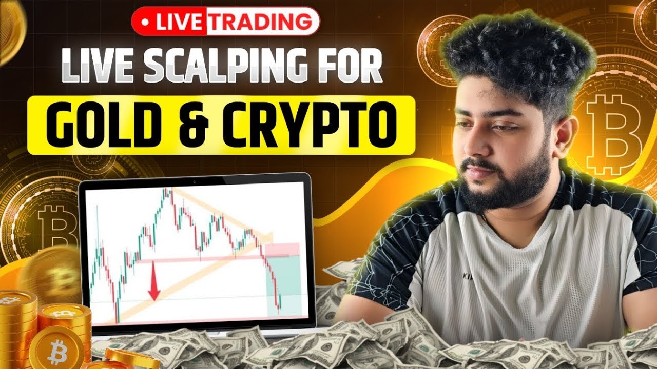 Live Crypto and Gold Scalping Trading | 19 September | #goldtrading #cryptotrading #bitcoin