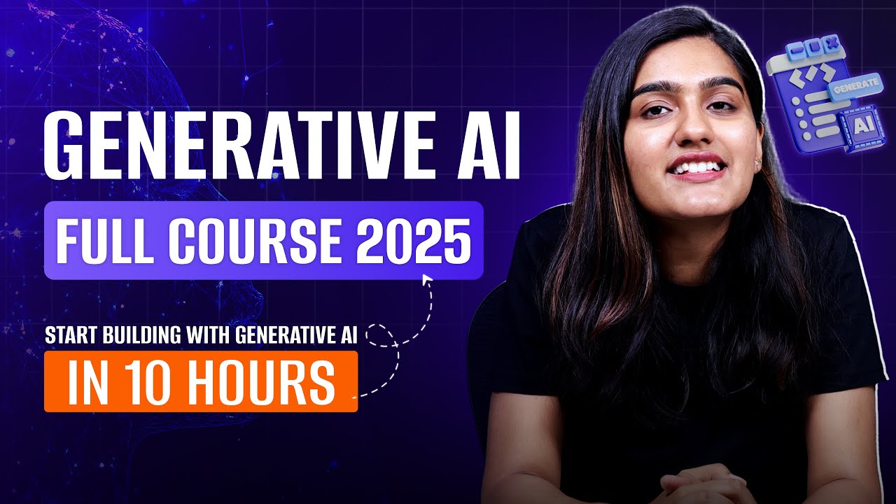 Generative AI Full Course (2025) | Gen AI Tutorial For Beginners | Intellipaat