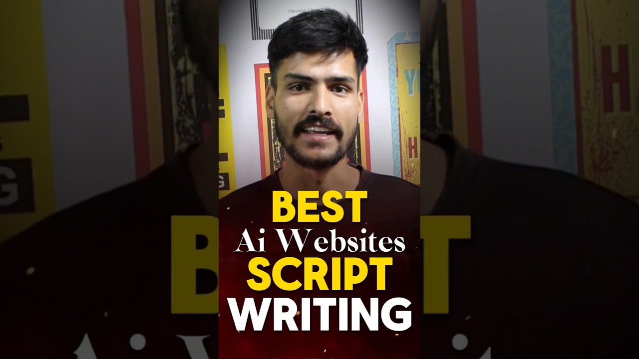 Best AI Website’s for Script Writing #🤯⚡