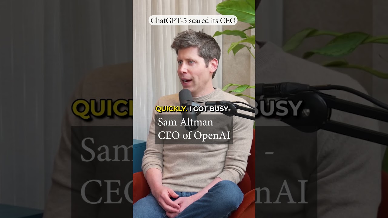 ChatGPT-5 Scared OpenAI’s CEO @TheoVon #ai #agi #superintelligence #chatgpt #aiautomation