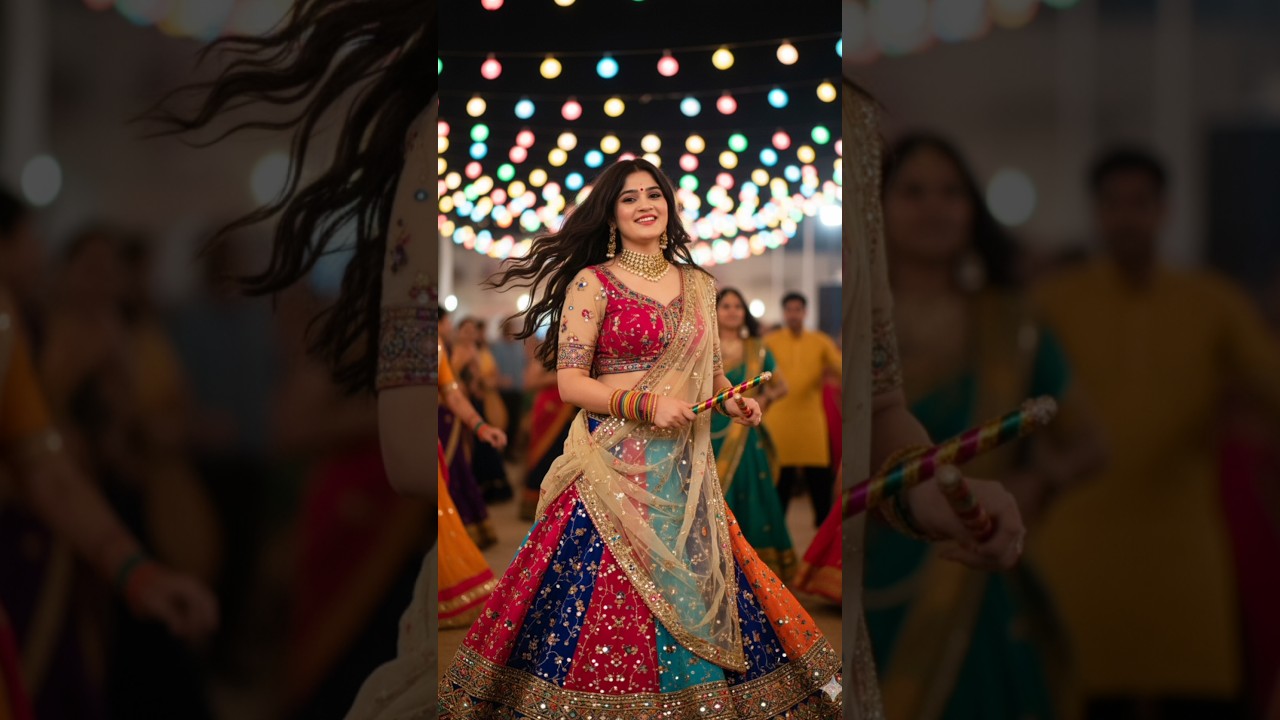 Gemini Garba Look Prompt 🔥 | Gemini Navratri Look Edit | #shorts #shortsfeed #garba #gemini #ai