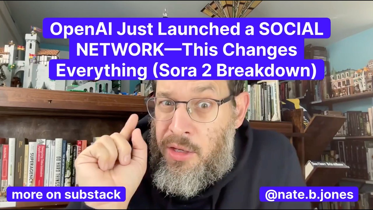 OpenAI Just Launched a SOCIAL NETWORK—This Changes Everything (Sora 2 Breakdown)