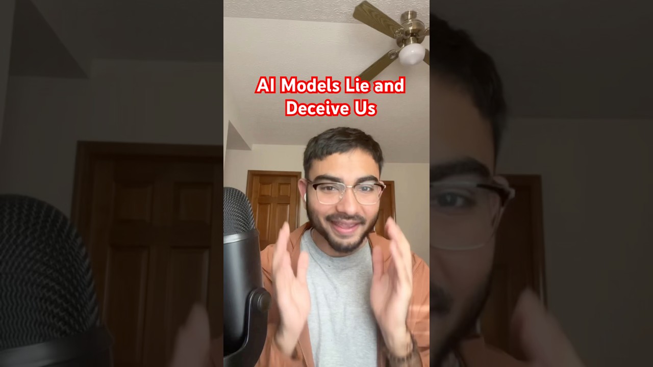 Scientists at OpenAI and Apollo Research showed in a paper that AI models lie and deceive is #ai #fy