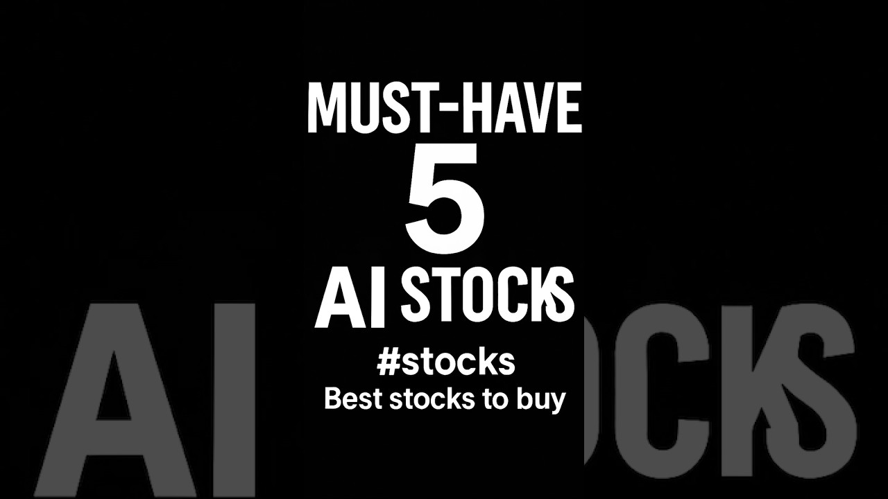 5 Must-Have AI Stocks to Buy Now (High Growth Potential!) #stocktrading