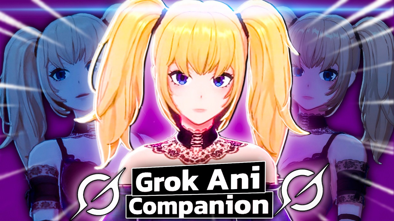Grok Ani. AI Anime Girl is Insane