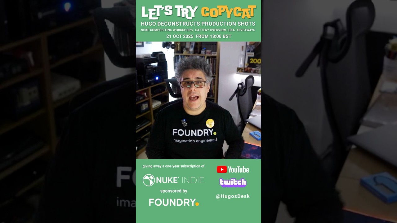 Let’s try CopyCat in Nuke | Machine Learning & compositing | Stream teaser trailer  #vfx #cgi #nuke