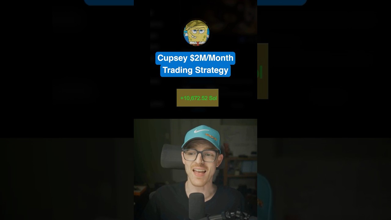 This memecoin trading strategy of his is crazy. #memecoins