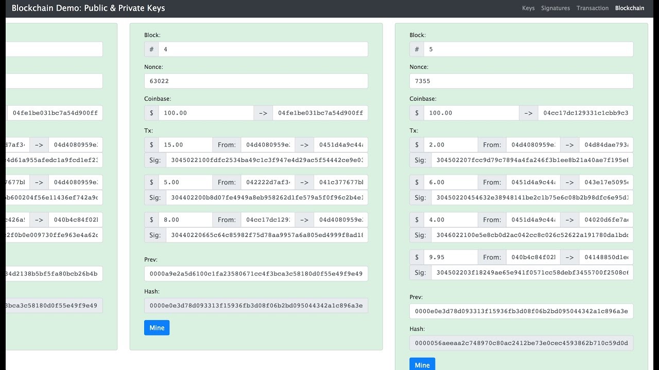 Blockchain 101 – Part 2 – Public / Private Keys and Signing