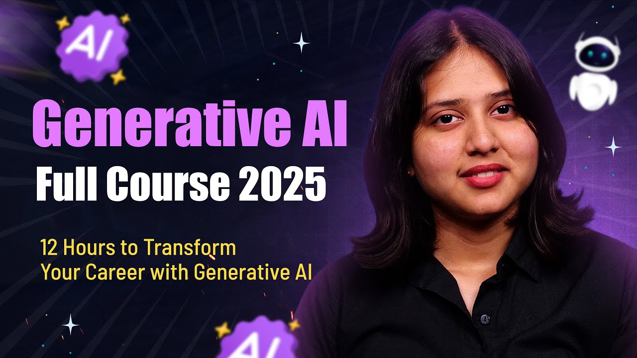 Generative AI Full Course (2025) | Gen AI Complete Course | Intellipaat