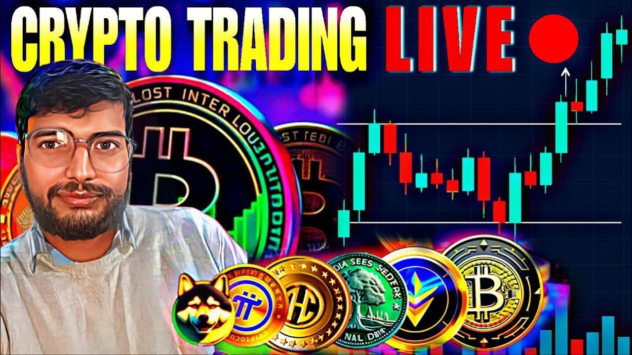 CRYPTO TRADING LIVE ; BITCOIN AND ALT coins Day 76