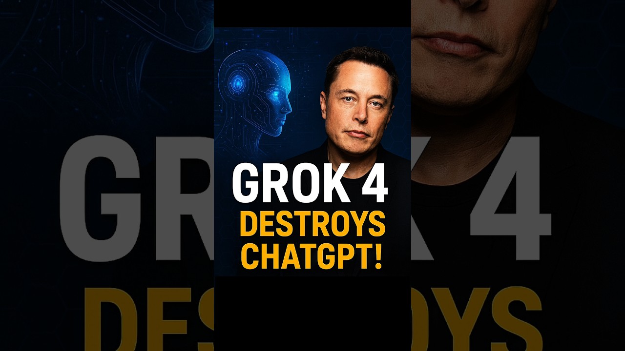 Grok 4 Just Destroyed ChatGPT! 🤯 #shorts