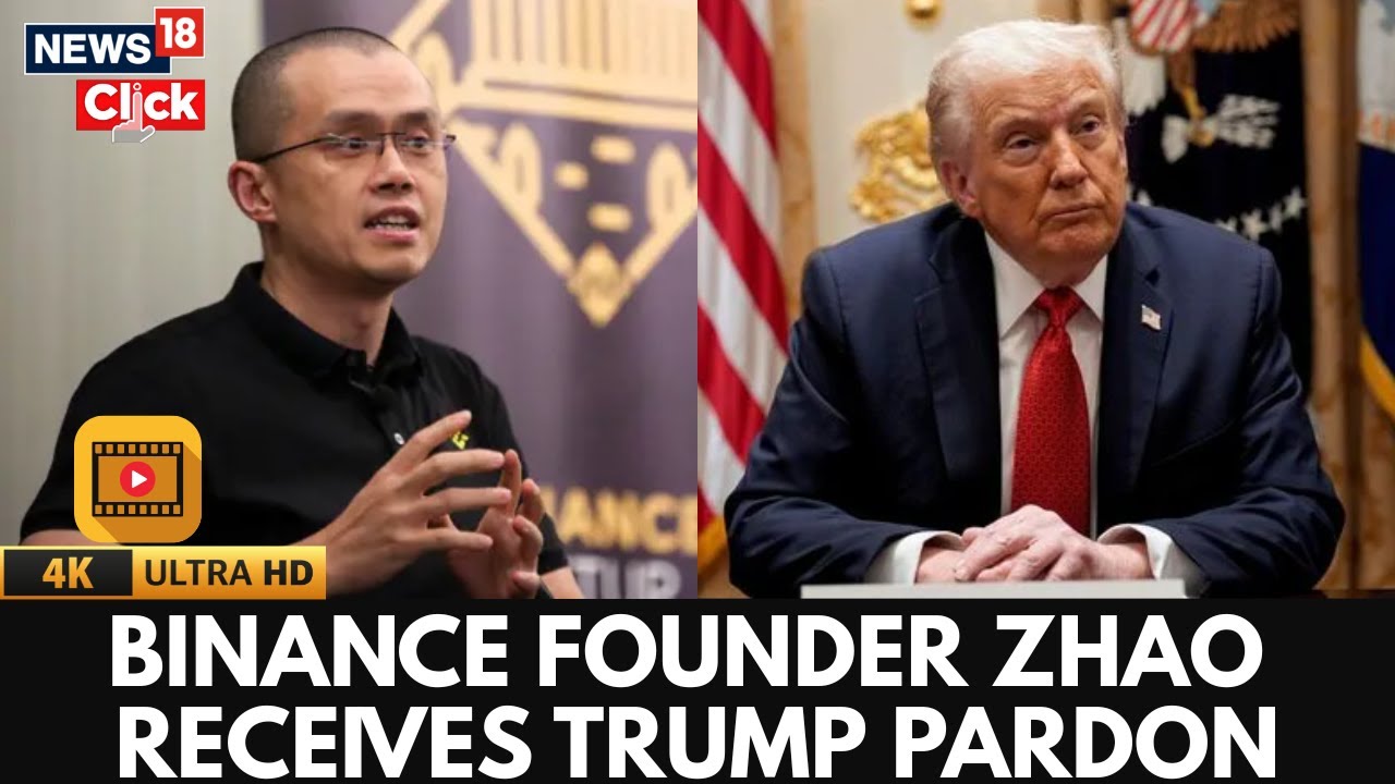 US President Donald Trump Pardons Crypto Giant Binance Founder In Surprise Move | US News | 4K