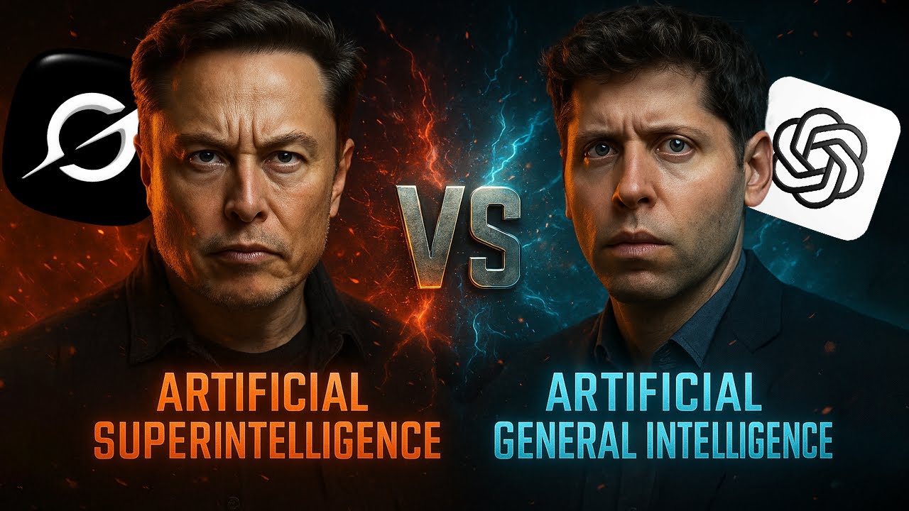 AGI vs ASI Explained: Elon Musk’s Grok 4 vs Sam Altman’s ChatGPT 5