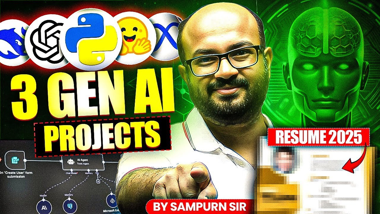 What Is Generative AI | 3 gen AI Project to build a stand out resume