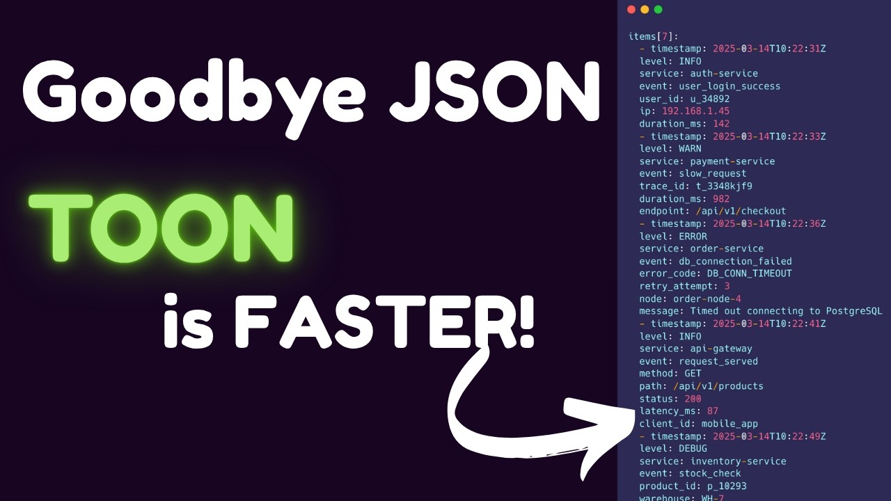 Say Goodbye to JSON and Cut LLM Token Usage by over 50%