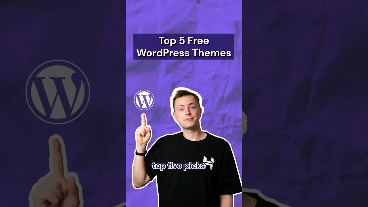 Top 5 WordPress Themes #shorts