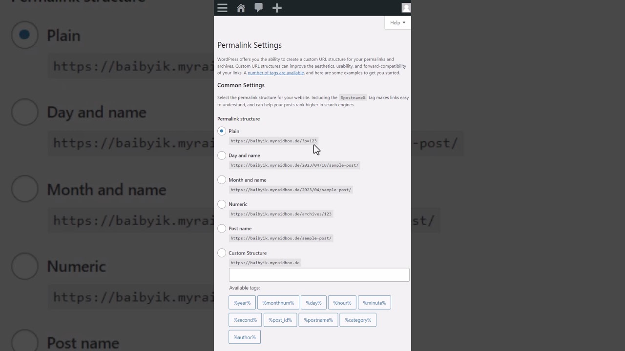 WordPress Permalink Settings for Better SEO