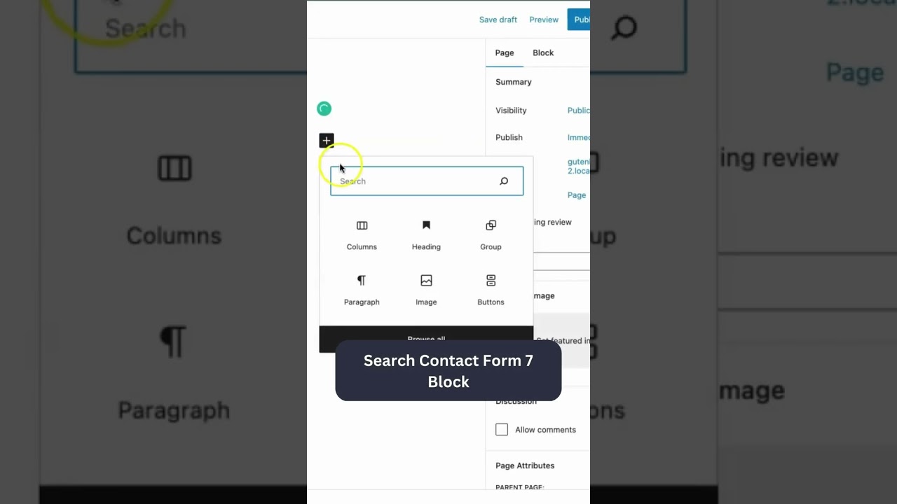 how to add contact form in WordPress