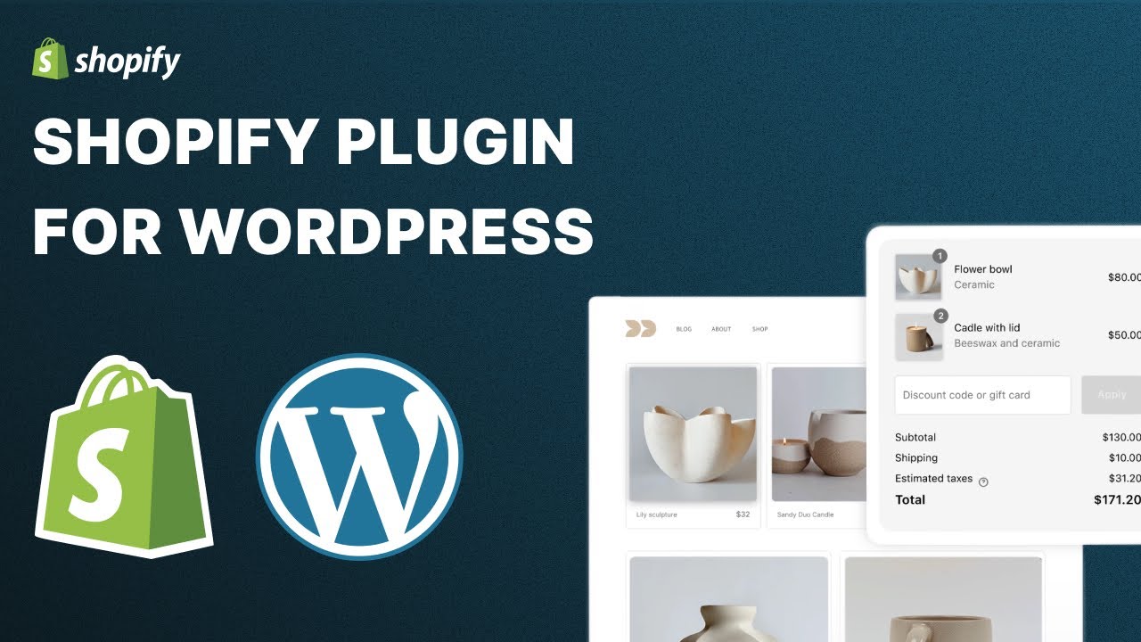 Shopify Plugin for WordPress – Integrate Your Shopify Store with a WordPress Site