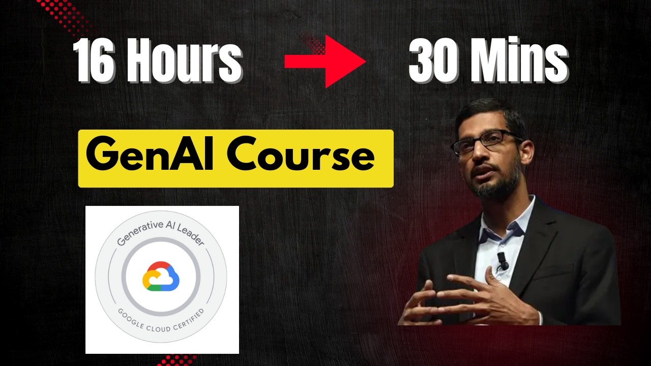 I Passed Google’s Generative AI Leader Exam – Full Course + Free Resources (in 30mins)