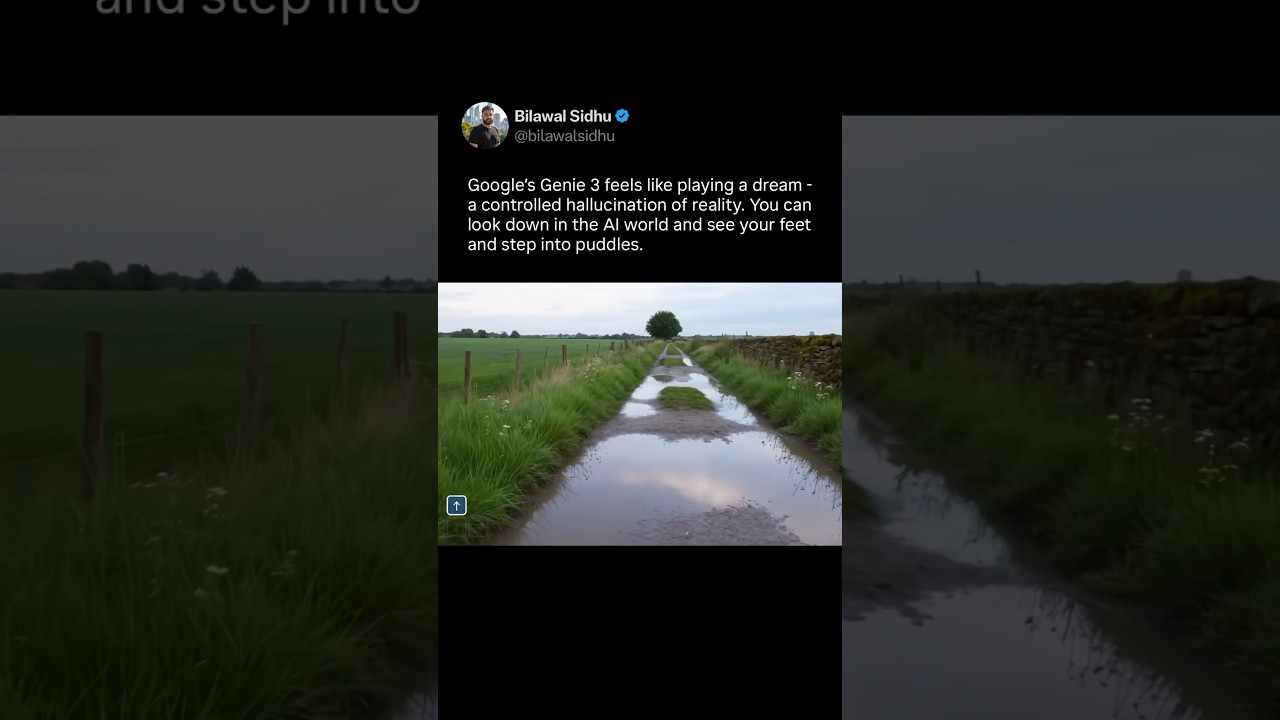 Google Genie 3 feels like playing a dream – a controlled hallucination of reality #ai #3d