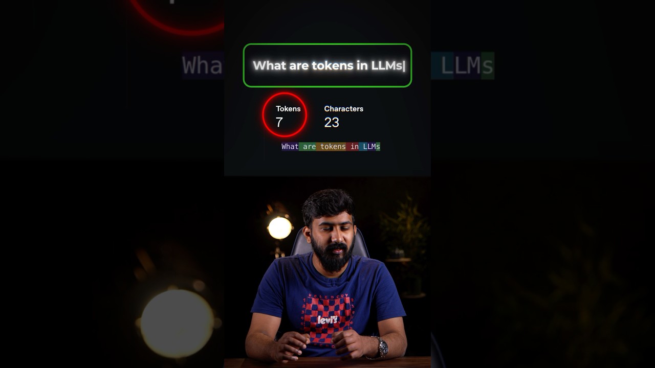 The Way ChatGPT Thinks will Shock You! What are Tokens in LLMs | AI #shorts