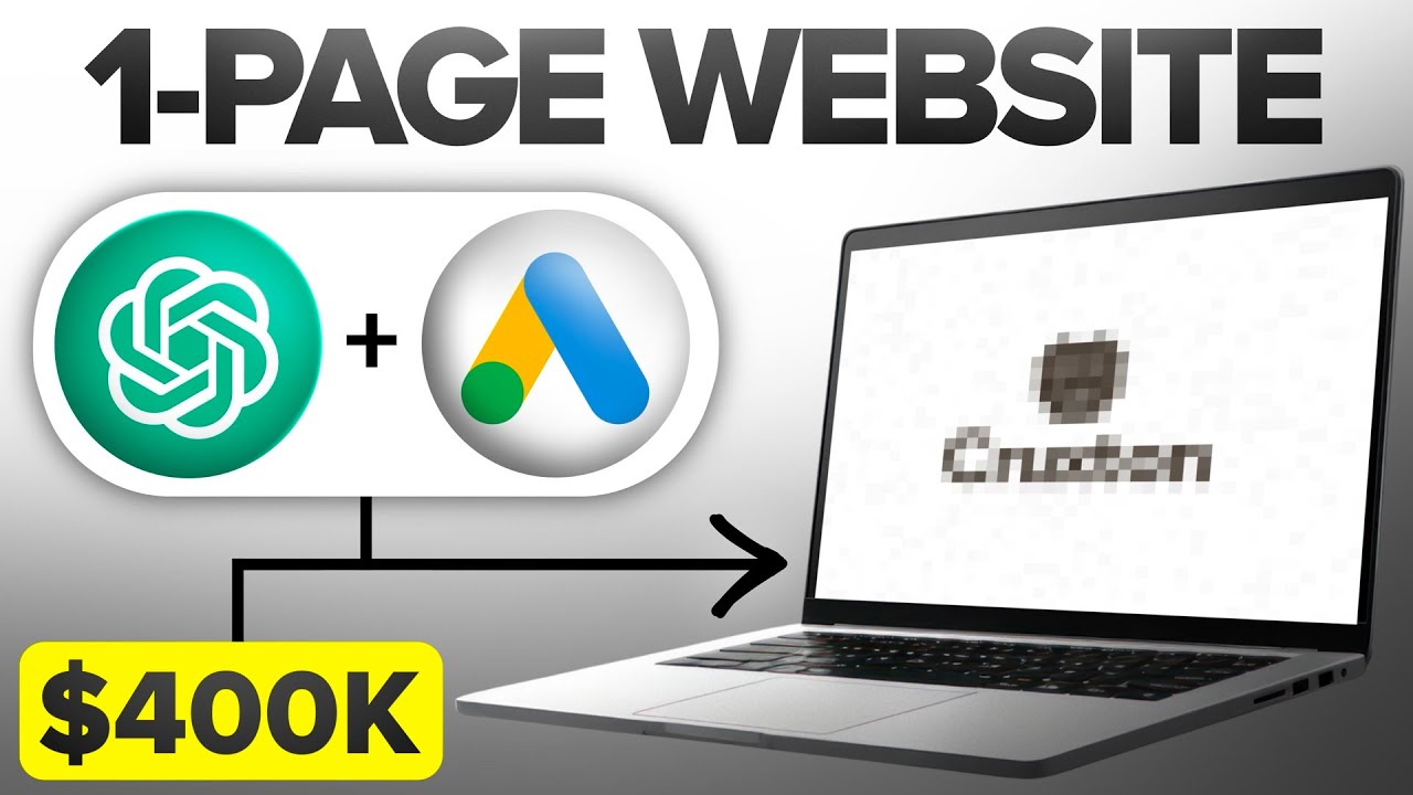 How I Built a “1 PAGE” Website Making $400K With AI Tools
