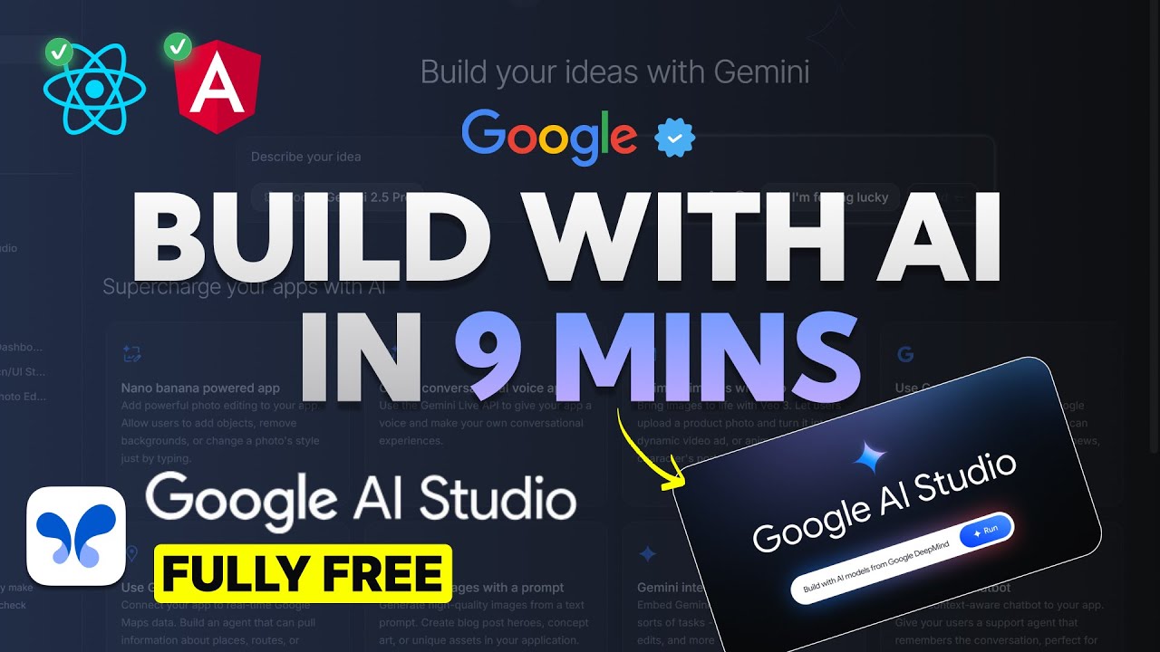 Google AI Studio Just Killed Every AI App Builder (it’s FREE)