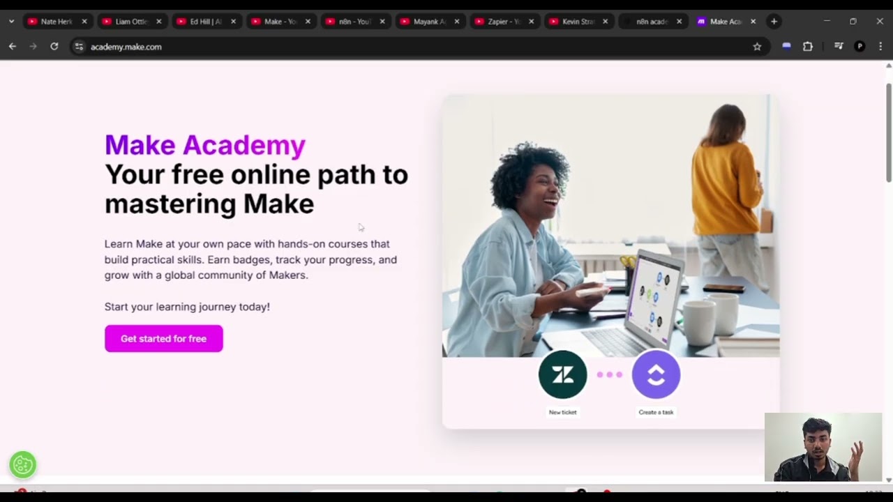 Free resources to learn n8n / make.com / Zapier | Ai agents / workflows for beginners
